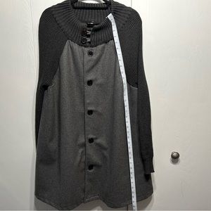 Oversized sweater coat